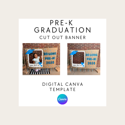 Pre-k Graduation Cut Out Banner